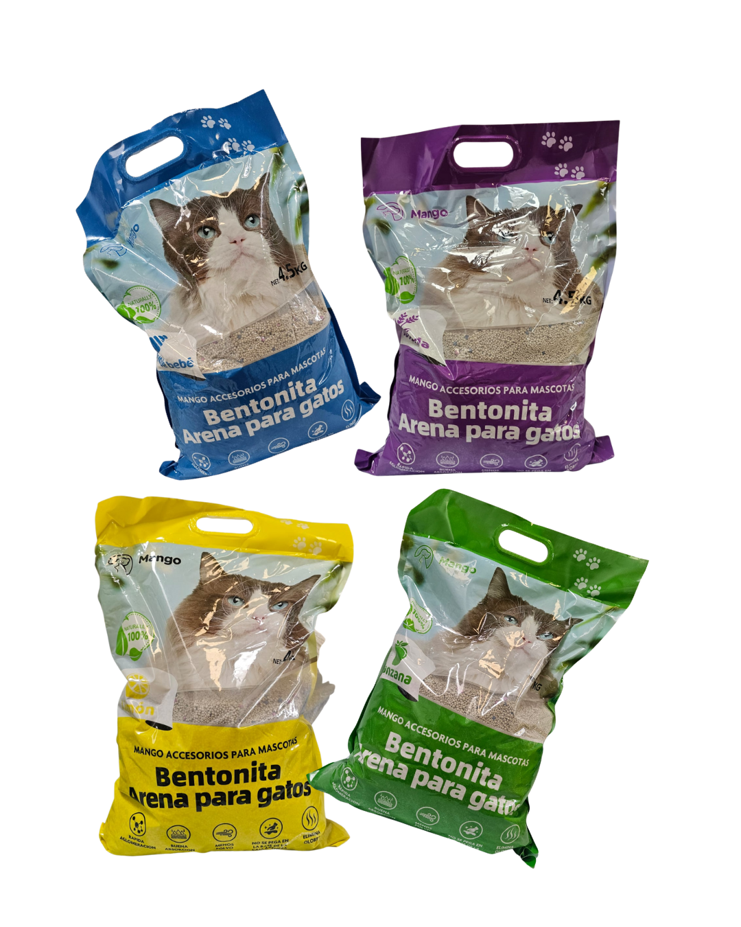 Arena Para Gatos Con Aroma Bolsa x4 und de 4.5 kl