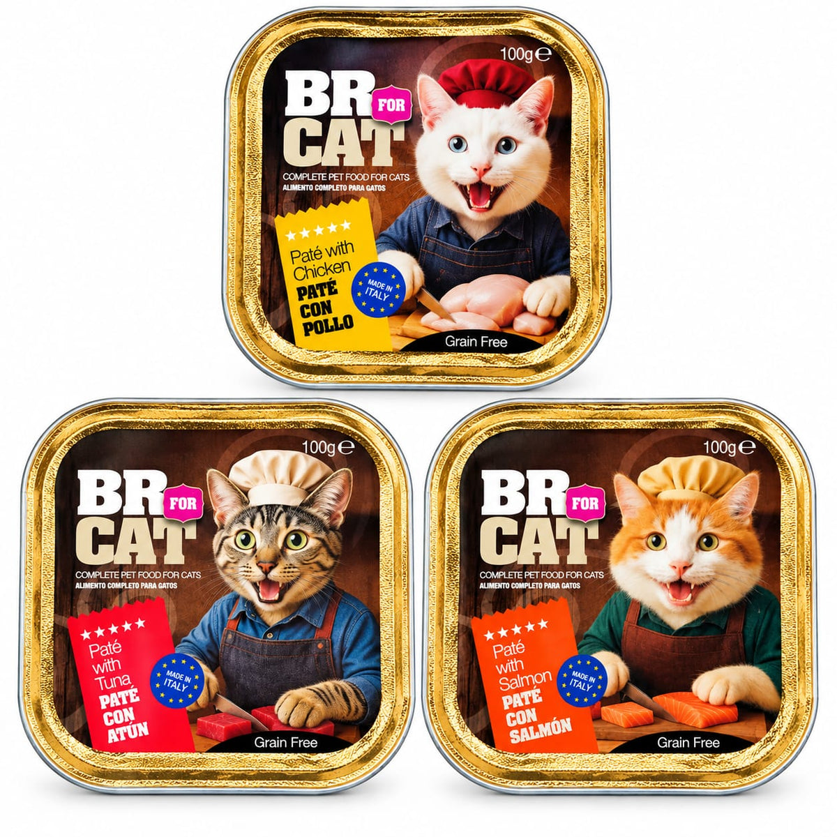 BR FOR CAT Paté 100Gr