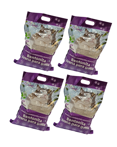 Arena Para Gatos Con Aroma Bolsa x4 und de 4.5 kl