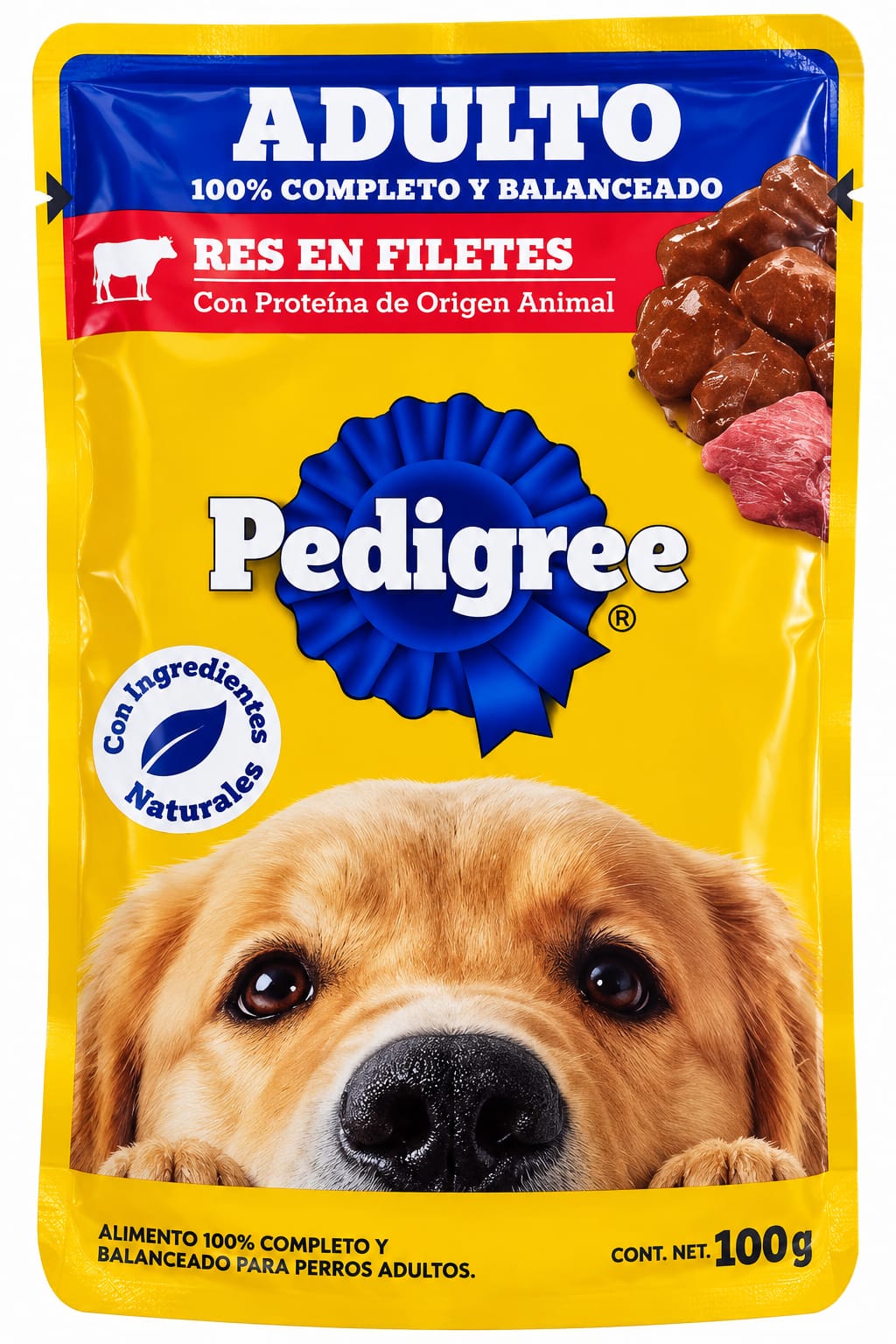 Pedigree Adulto en Filetes - Alimento Húmedo Perros 100Gr