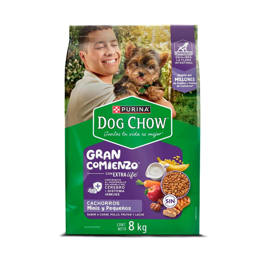 Purina Dog Chow Cachorro - Carne, pollo, arroz y leche
