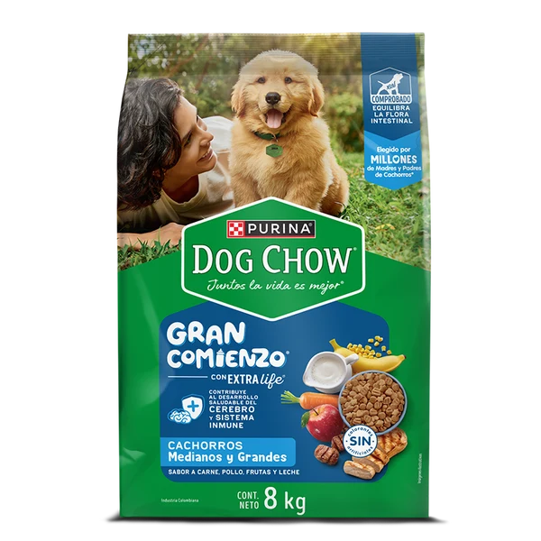 Purina Dog Chow Cachorro - Carne, pollo, arroz y leche