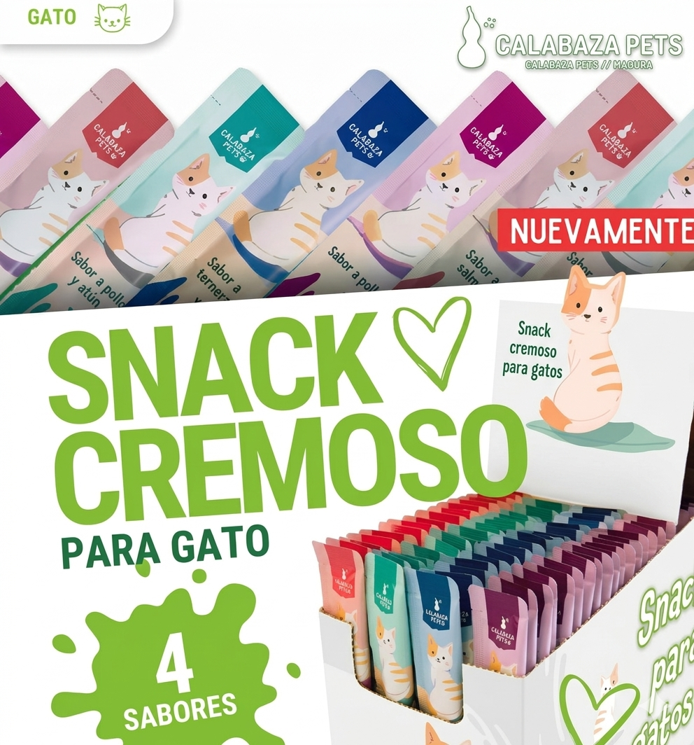 Snack Cremoso Gato x100 unidades