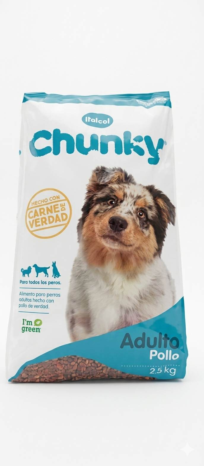 Chunky Adulto Pollo 1  kl