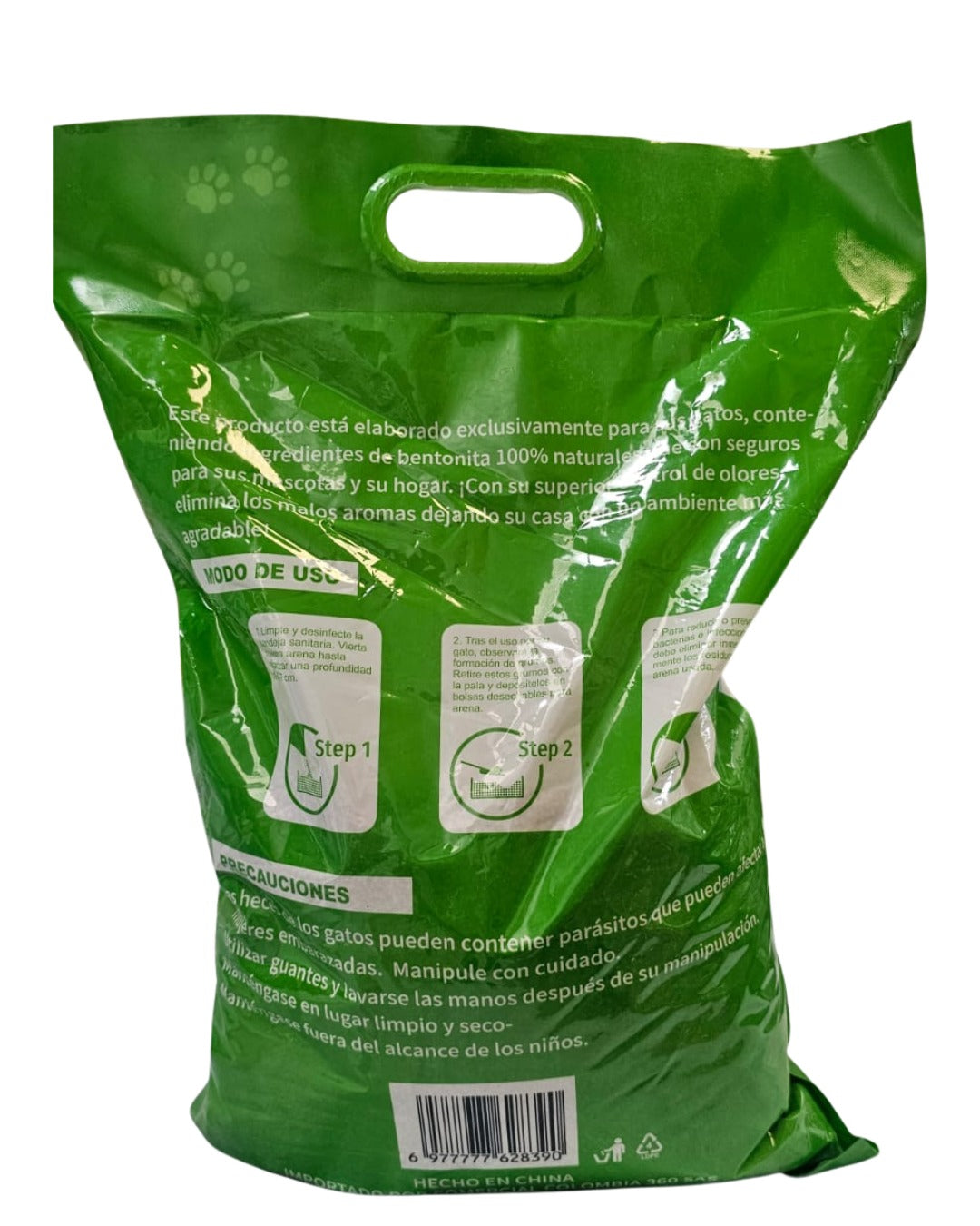 Arena para gatos Bentonita 4.5 kg Manzana